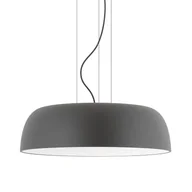 Lampy sufitowe - Wisząca lampa Satellite 11232 Nowodvorski ciemna kopuła szara biała - miniaturka - grafika 1