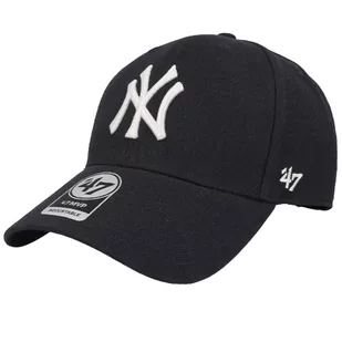 47 Brand MLB New York Yankees MVP Cap B-MVPSP17WBP-NYC, Kobieta/Mężczyzna, Czapka z daszkiem, Granatowy - Czapki męskie - miniaturka - grafika 1