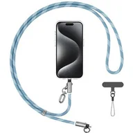 Kable USB - Usams SJ746 30W USB-C to Lightning 1.2m Blue Phone Lanyard with Charging Cable - miniaturka - grafika 1