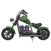 Motocykle - Motocykl Elektryczny dla Dzieci Hyper GOGO Cruiser 12 Plus, Opony 12 x 3 Cali, 160W, 5,2Ah, Głośnik Bluetooth, LED - Zielony - miniaturka - grafika 1
