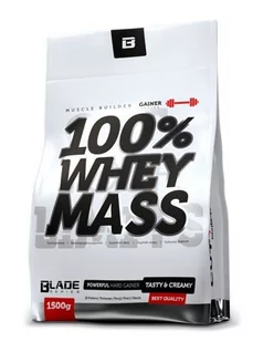 BLADE 100%Whey Mass 3000g Truskawka - Odżywki na masę - miniaturka - grafika 1