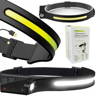 Latarki - Latarka Opaska Czołówka Akumulator Led Usb 40 Led - miniaturka - grafika 1