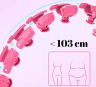 Masażery - Masażer Gotel K717E KOŁO HULA HOOP SMART MASAŻER - miniaturka - grafika 1