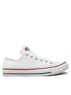 Converse Trampki Chuck Taylor All Star Ox M7652C Biały - Trampki damskie - miniaturka - grafika 1