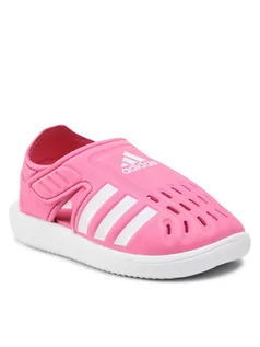 Buty dla dziewczynek - Adidas Sandały Water Sandal C GW0386 Różowy - grafika 1