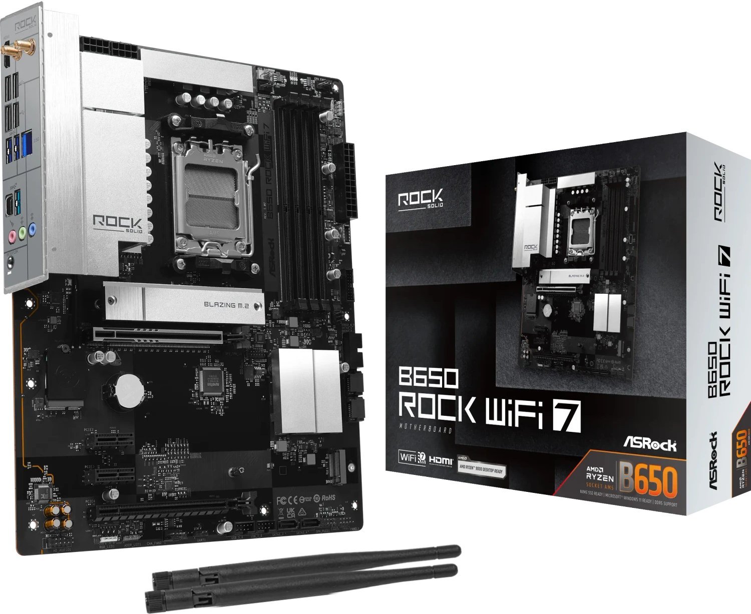 ASRock B650 ROCK WIFI 7 90-MXBUY0-A0UAYZ
