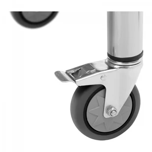 Stół ze stali nierdzewnej na kółkach - 60 x 60 cm - 120 kg ROYAL CATERING 10012813 RCAT-60/60-WS - Meble gastronomiczne - miniaturka - grafika 6