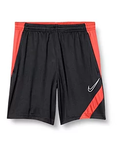 Spodnie i spodenki dla dziewczynek - Nike Szorty dziecięce uniseks Academy Pro Knit Short Kp szary antracytowy/jasny Crimson/(biały) 8-10 Lat BV6946-062 - grafika 1