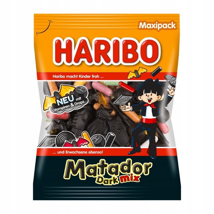 Żelki Haribo Matador Dark Mix 320 g z Niemiec