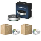 Systemy inteligentnych domów - Centrala Homey Bridge + 2x Inteligentne gniazdko FIBARO Wall Plug E - miniaturka - grafika 1