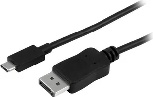 Kabel USB StarTech USB-C - DisplayPort 1 m Czarny CDP2DPMM1MB - Kable USB - miniaturka - grafika 1