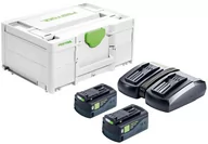 Akumulatory do elektronarzędzi - Zestaw zasilający Festool SYS 18V 2x5,2/TCL 6 DUO  od 89 zł! - miniaturka - grafika 1