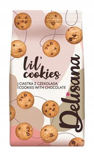 Delisana Ciastka kruche z czekoladą Mini 100g - Ciastka - miniaturka - grafika 1
