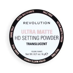 Makeup Revolution Ultra Matte HD Sypki Puder Transparentny - Pudry do twarzy - miniaturka - grafika 1