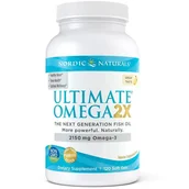 Witaminy i minerały - Ultimate Nordic naturals Nordic naturals Nordic Naturals Omega 2X 2150mg Smak Cytrynowy 120 kapsułek miękkich P32736 - miniaturka - grafika 1