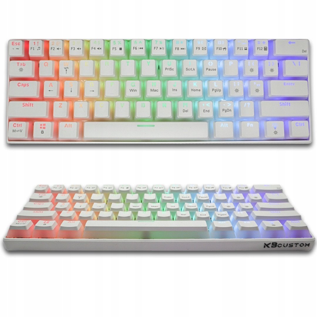 KBcustom KB61 Klawiatura Mechaniczna Hot Swap RGB Dla Graczy Red/Z Switch 15154563243