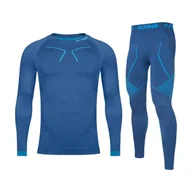 Odzież taktyczna i umundurowanie - Bielizna Termoaktywna Męska Alpinus Tactical Base Layer Set - Niebieska S - miniaturka - grafika 1