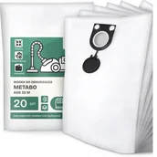 Worki do odkurzaczy - 20x Worek do Odkurzacza Metabo Asr 35 M Syntetyczny Pojemny Mocny Worki G9 - miniaturka - grafika 1