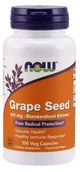 Suplementy naturalne - Now Foods Grape Seed - Ekstrakt z Pestek Winogron 100 mg (100 kaps.) - miniaturka - grafika 1