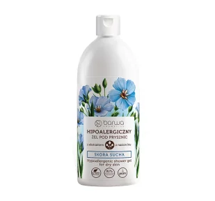 Barwa Natural Hypoallergenic żel pod prysznic do skóry suchej (Flax Extract Enriched with Allantoin) 400 ml - Kosmetyki do kąpieli - miniaturka - grafika 1