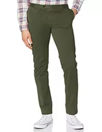 Spodenki męskie - Hackett London Męskie spodnie Core Kensington, 695 moss Green, 42 PL - miniaturka - grafika 1