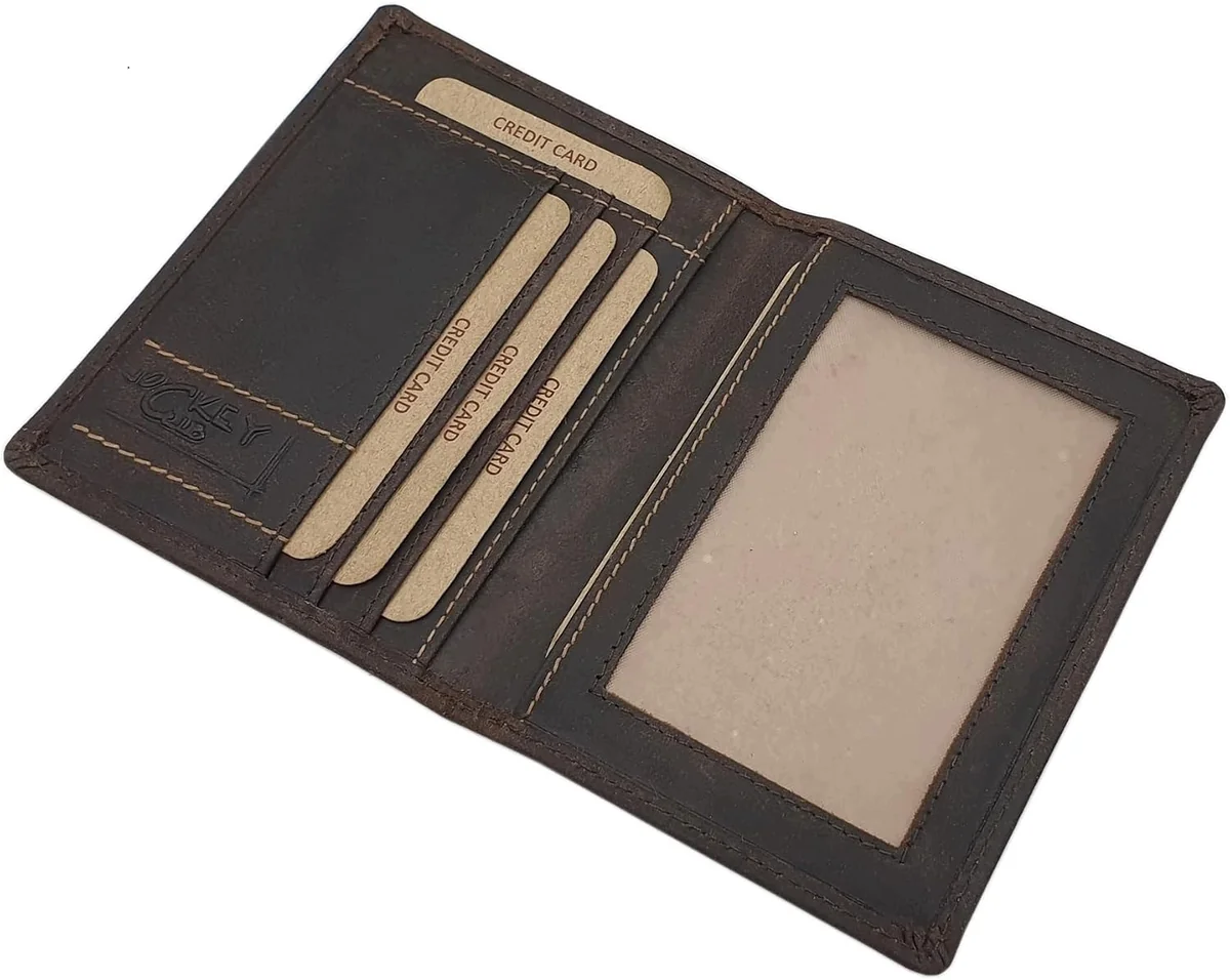 ETUI DOKUMENTY KARTY SKÓRA BRĄZOWE RFID NFC POJEMNE ELEGANCJA