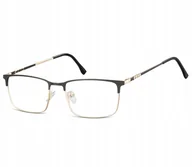 Okulary korekcyjne, oprawki, szkła - Okulary Nerd prostokątne Zerówki Korekcyjne Unisex - miniaturka - grafika 1