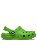 Buty dla dziewczynek - Crocs Klapki Classic Clog T 206990 Zielony - miniaturka - grafika 1