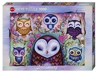 Puzzle - Heye 1000 ELEMENTÓW Wielka sowa 29768 - miniaturka - grafika 1