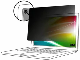 3M BP140W9E filtr do ekranu 35,6 cm (14") Laptop Bezramkowy filtr prywatności na wyswietlacz - Filtry prywatyzujące - miniaturka - grafika 1
