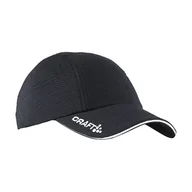 Czapki męskie - Czapka z daszkiem CRAFT RUN CAP 1900095-1999 – Czarny - miniaturka - grafika 1