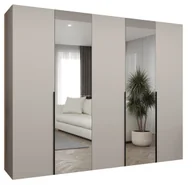 Szafy - Szafa uchylna otwierana ALICANTE 2 250 wys. 202 cm Kaszmir + u. Czarny - miniaturka - grafika 1