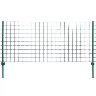 Vidaxl Euro 20 x 1,5 m, kolor zielony, stal - Ogrodzenia - miniaturka - grafika 3