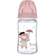 Butelki dla niemowląt - Helbo Butelka szeroka antykolkowa 240ml PP Easy Start Bonjour - miniaturka - grafika 1