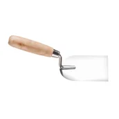 Narzędzia murarskie - Kielnia sztukatorska 26 nierdzewna 12 x 13 cm rączka drewniana - miniaturka - grafika 1