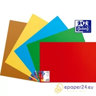 Szkolne artykuły papiernicze - Karton Oxford A2 160g ciemnoszary - miniaturka - grafika 1