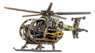 Puzzle - Drewniane Puzzle 3D – Helikopter wersja limitowana - miniaturka - grafika 1