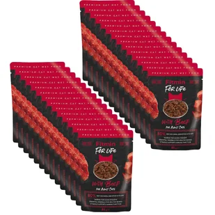 Fitmin Cat For Life Adult Beef 28x85g - Mokra karma dla kotów - miniaturka - grafika 1