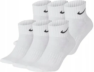NIKE SKARPETY BIAŁE MĘSKIE 42-46 BIAŁE 6 PAR - Skarpetki męskie - miniaturka - grafika 1