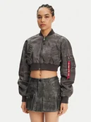 Kurtki damskie - Alpha Industries Kurtka bomber MA-1 Vintage 156002 Szary Regular Fit - miniaturka - grafika 1