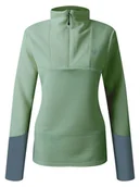 Koszulki sportowe damskie - Dare 2b Koszulka funkcyjna "Iced" w kolorze zielono-szarym - miniaturka - grafika 1