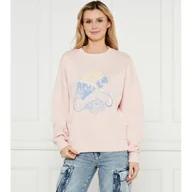 Bluzy damskie - Guess Jeans Bluza SUNSET Oversize fit - miniaturka - grafika 1