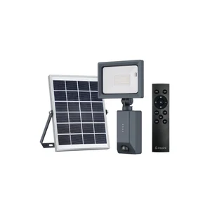 Inspire Naświetlacz solarny Yonkers czarny 1000 lm IP54 LED - Lampy ogrodowe - miniaturka - grafika 1