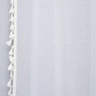 Firany - Firanka z tunelem ASENA 140 x 260 cm, kolor ecru - miniaturka - grafika 1