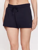 Spodenki damskie - 4F Szorty sportowe 4FSS23TSHOF175 Granatowy Regular Fit - miniaturka - grafika 1