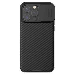 Pancerne etui Nillkin CamShield Pro Magnetic Case do iPhone 15 Pro Max z osłoną na aparat - czarne - Etui i futerały do telefonów - miniaturka - grafika 1