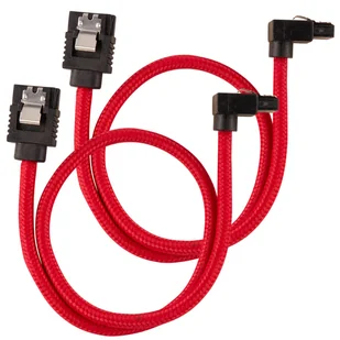 Corsair CC-8900280 kabel SATA 0,3 m Czarny, Czerwony CC-8900280 - Kable komputerowe i do monitorów - miniaturka - grafika 1