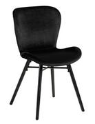 Krzesła - D2.Design Krzesło Batilda VIC black 177405 - miniaturka - grafika 1