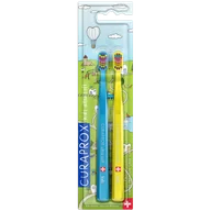 Szczoteczki do zębów dla dzieci - Curaprox Kids Special Edition, szczoteczka do zębów dla dzieci, 4-12 lat, Ultra Soft, 2 sztuki - miniaturka - grafika 1