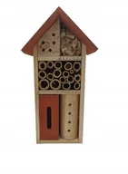 Klatki i wyposażenie dla ptaków - BUDKA LĘGOWA DOMEK HOTEL DLA OWADÓW MOTYLI czer646 - miniaturka - grafika 1